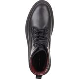 Tommy Hilfiger - Fashion Enkellaarsjes - Zwart - Leer