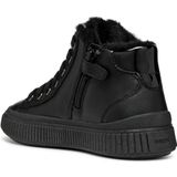 Geox - Laquinny Booties - Enkellaarsjes - Zwart - Leer en Polyester