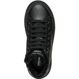 Geox - Laquinny Booties - Enkellaarsjes - Zwart - Leer en Polyester