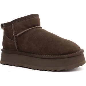 La Conte - LAC6563-20246DBRW - Enkellaarsjes - Bruin