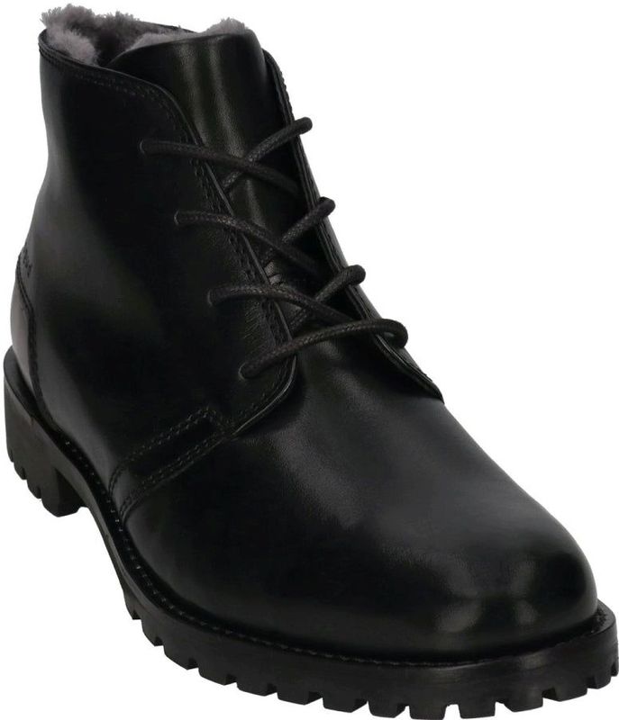 Bugatti - 311AHI401000 - Enkellaarsjes - Zwart - Leer