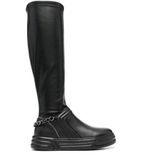 Liu Jo - Cleo 19 Hoge Laarzen - Zwart - Polyurethaan - Ritssluiting - Slip-on