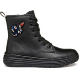 Geox J Phaolae E enkellaars voor meisjes, Zwart, 10 UK Child