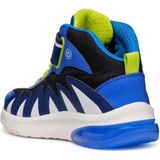 Geox - J Ciberdron Boy D - Kinderschoenen - Marine Groen - Ademend