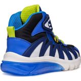 Geox - J Ciberdron Boy D - Kinderschoenen - Marine Groen - Ademend