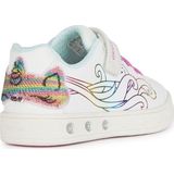 Geox - J Skylin Girl C - Sneakers - Wit - Meisjes - 28 EU