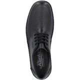 Rieker - Nette Veterschoenen - Zwart - Leer