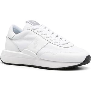 Polo Ralph Lauren - Witte Leren Casual Sneakers - Dames