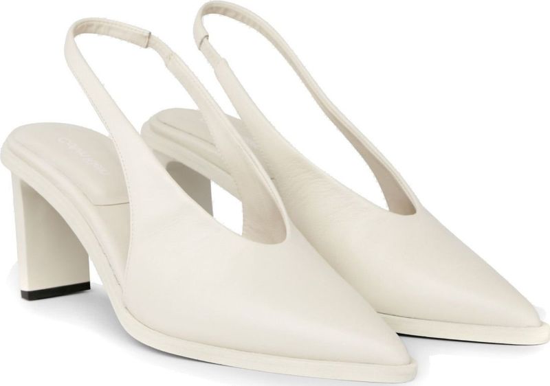 Calvin Klein - Slingback Pump - Beige - Leer