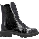 Remonte - D1W72-02 - Enkellaarsjes - Zwart - Polyestervezel/Wol