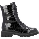 Remonte - D1W72-02 - Enkellaarsjes - Zwart - Polyestervezel/Wol