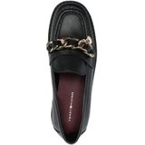 Tommy Hilfiger - Chain Chunky Loafer - Schoenen - Zwart - Leer