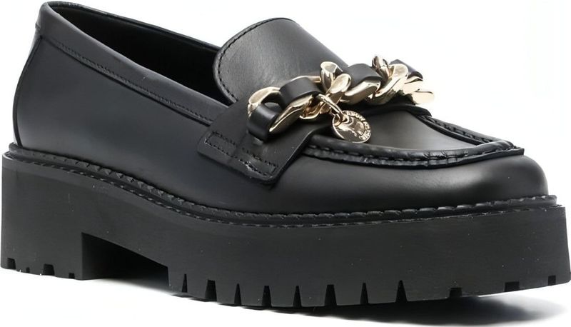 Tommy Hilfiger - Chain Chunky Loafer - Schoenen - Zwart - Leer