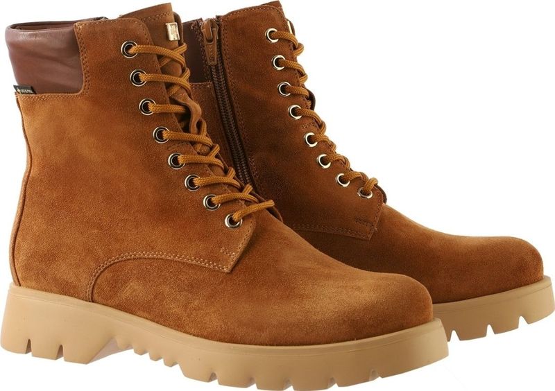 Hogl - Enkellaarsjes - Bruin - Suède