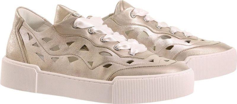 Hogl - Anouk Sneakers - Metaalachtige - Leer