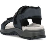 Rieker - 26955 - Herensandalen - Blauw - Kunstleer - Klittenbandsluiting