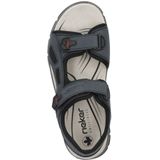 Rieker - 26955 - Herensandalen - Blauw - Kunstleer - Klittenbandsluiting