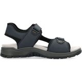 Rieker - 26955 - Herensandalen - Blauw - Kunstleer - Klittenbandsluiting