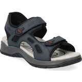 Rieker - 26955 - Herensandalen - Blauw - Kunstleer - Klittenbandsluiting