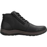 Rieker - Veter-enkellaarsjes - Zwart - Leer - Veterdesign - Fur Voering