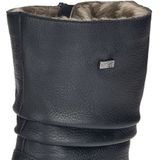 Remonte - D8477-01 - Enkellaarsjes - Zwart - Leer - Dierenhaar