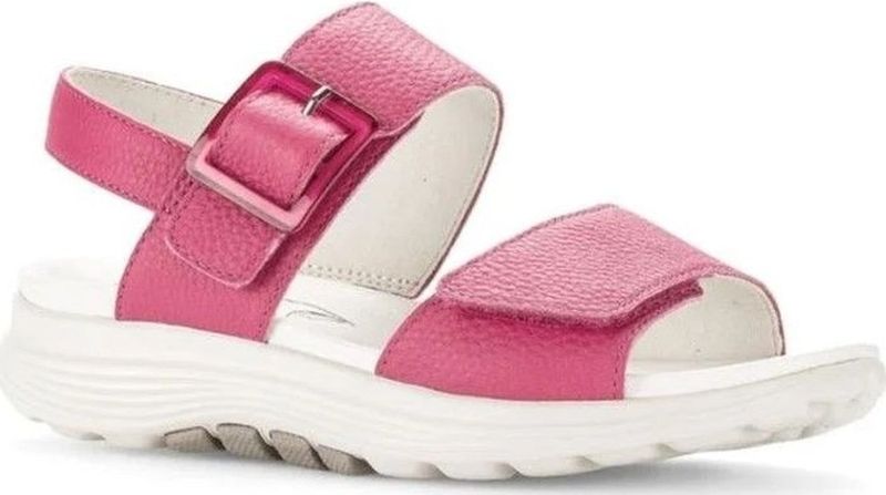 Gabor - Casual Open Sandalen - Roze - Leer