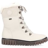 Rieker - Beige Enkellaarsjes - Synthetisch - Waterafstotend Rieker Tex