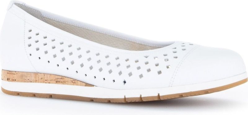 Gabor - 82.412.50 - Casual schoenen - Wit - Leer