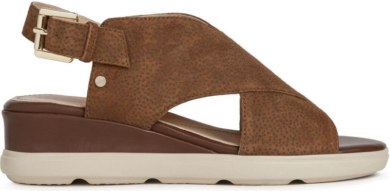 Geox - D Pisa - Sandalen - Bruin - Leer