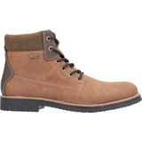 Rieker - Lace-Up Boots - Bruin - Synthetisch Leer - Waterafstotend