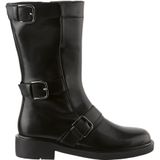 Hogl - Billie Booties - Enkellaarsjes - Zwart - Leer 100% - Microfiber 100% - Rubber en Polyurethaan