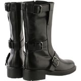 Hogl - Billie Booties - Enkellaarsjes - Zwart - Leer 100% - Microfiber 100% - Rubber en Polyurethaan