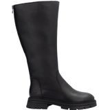 Rieker - Schoenen - Dames - Zwart - Leer - Winterlaarzen met Schapenvacht Voering