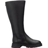 Rieker - Schoenen - Dames - Zwart - Leer - Winterlaarzen met Schapenvacht Voering