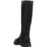 Rieker - Schoenen - Dames - Zwart - Leer - Winterlaarzen met Schapenvacht Voering