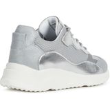 Geox - D Diodiana - Sneakers - Zilver - Nylon, Leer