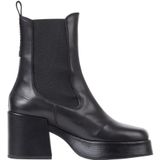 Tommy Jeans - Chelsea Chunky Boot - Enkellaarsjes - Zwart - Leer