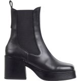 Tommy Jeans - Chelsea Chunky Boot - Enkellaarsjes - Zwart - Leer