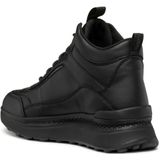 Geox - D46WPE 00085 - Enkellaarsjes - Zwart - Leer/Polyester/Rubber