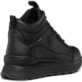 Geox - D46WPE 00085 - Enkellaarsjes - Zwart - Leer/Polyester/Rubber