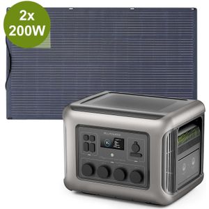 Allpowers R2500 2500W Powerstation mit Solarpanel 200W SF200