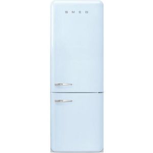 Smeg Jaren 50 Koel-Vriescombinatie Koelkast FAB38RPB5, pastelblauw rechtsdraaiend