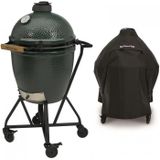 Big Green Egg Large Houtskoolbarbecue met IntEGGrated Nest, Handler en Hoes