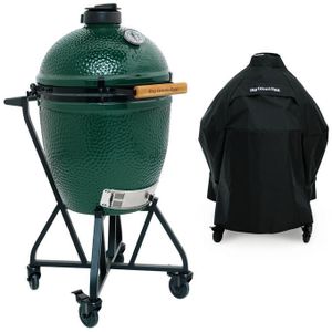 Big Green Egg Large Houtskoolbarbecue met IntEGGrated Nest, Handler en Hoes