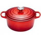 Le Creuset Signature Braadpan, 30cm kersenrood