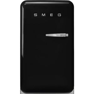 Smeg FAB10LBL5 combi-koelkast Vrijstaand 122 l E Zwart