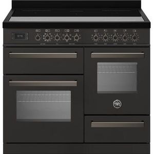 Bertazzoni Professional Serie PRO105I3ECAT Inductiefornuis, 100cm Antraciet