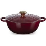 Le Creuset Signature Marmite Braadpan, 26cm rhone