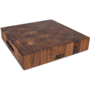 Boos Blocks Walnut Hakblok, 37x37x7,5cm walnoothout