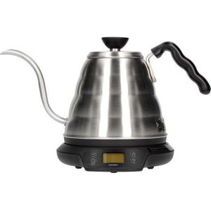 Hario V60 Waterkoker met Temperatuur vermelding - EVT-80-HSV-E - Waterkoker - Zilver